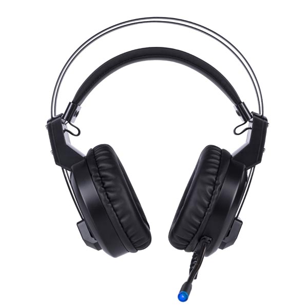 Marvo HG9028 słuchawki z mikrofonem regulacja głośności czarna 7.1 surround virtual podświetlona typ USB - obrazek 2