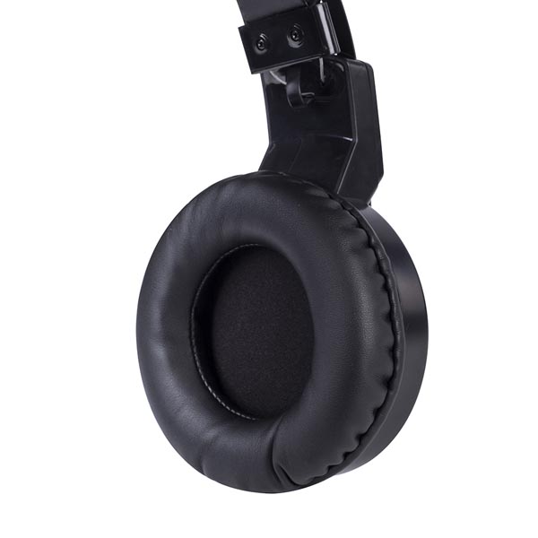 Marvo HG9028 słuchawki z mikrofonem regulacja głośności czarna 7.1 surround virtual podświetlona typ USB - obrazek 4