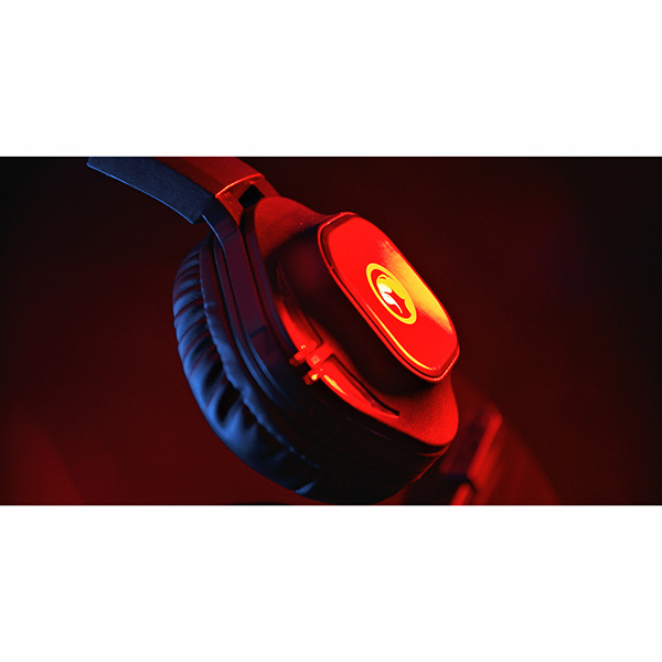 Marvo HG8929 słuchawki z mikrofonem czarna podświetlona 3.5 mm jack + rozdvojka + USB - obrazek 10