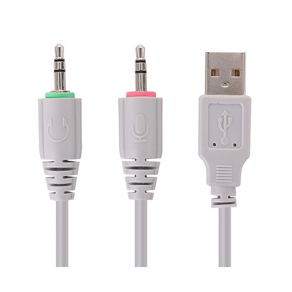 Marvo HG8936 słuchawki z mikrofonem regulacja głośności rożowa podświetlona 3.5 mm jack + USB - obrazek 5