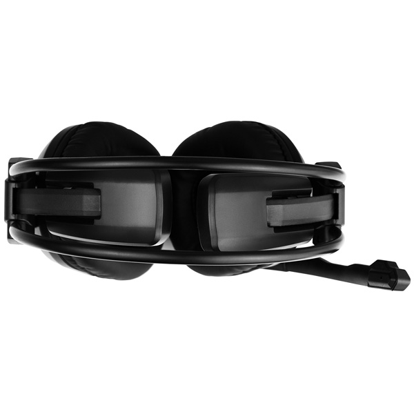 Marvo HG9056 słuchawki z mikrofonem regulacja głośności czarna do gry podświetlenie 7.1 Virtual typ - obrazek 6