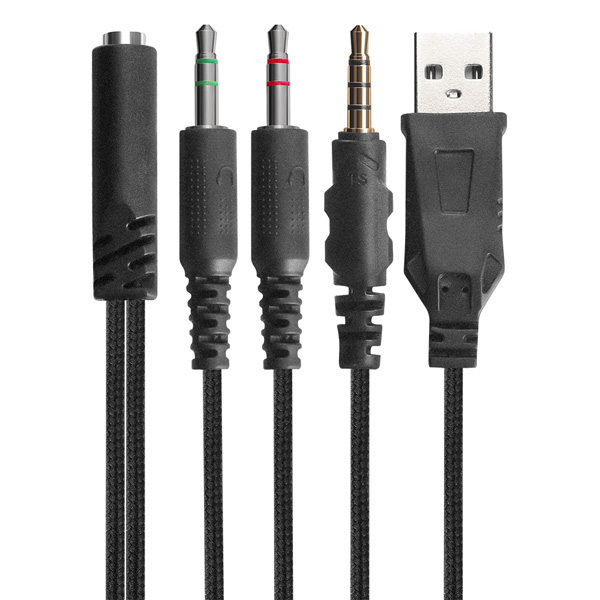 Marvo HG8960 słuchawki z mikrofonem regulacja głośności czarna 2.0 do gry - obrazek 4