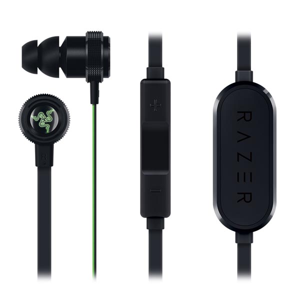 Razer Hammerhead Bluetooth słuchawki z mikrofonem regulacja głośności czarna bluetooth