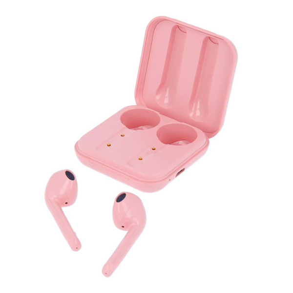 Swissten TWS Flypods zestaw głośnomowiący rożowa 2.0 bluetooth - obrazek 2