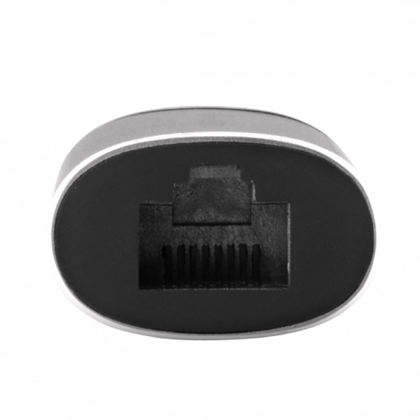 USB 3.1 hub 1 port 49146 szara długość przewodu 10cm Verbatim adapter USB C na Ethernet - obrazek 2
