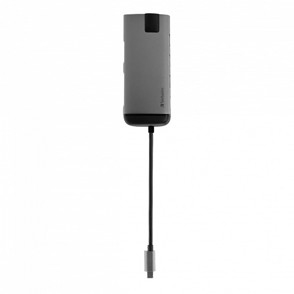 USB 3.1 hub 6 port 49142 szara długość przewodu 15cm Verbatim 1x USB C USB A HDMI - obrazek 3