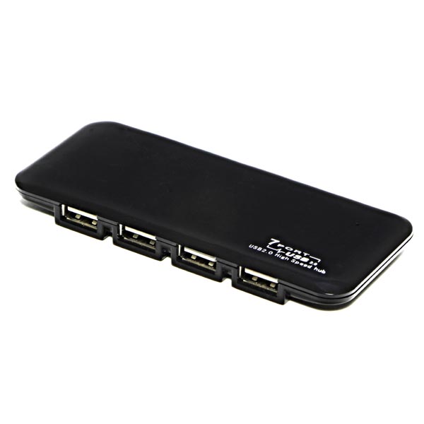 USB 2.0 hub 7 port 039 czarna