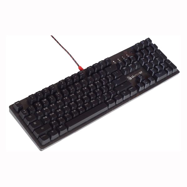 A4Tech Bloody B810R klawiatura CZ do gry podświetlona rodzaj przewodowa USB czarna mechaniczna - obrazek 3