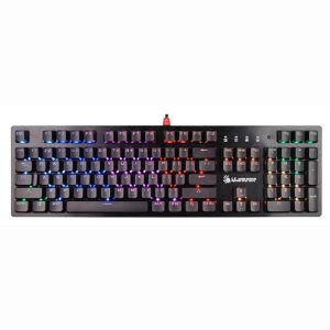 A4Tech B820R klawiatura CZ do gry podświetlona rodzaj przewodowa USB czarna mechaniczna