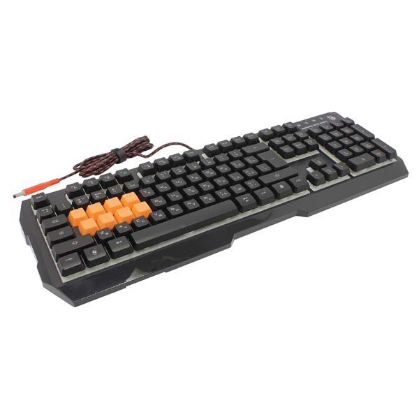 A4Tech BLOODY B188 klawiatura CZ do gry podświetlona rodzaj przewodowa USB czarna