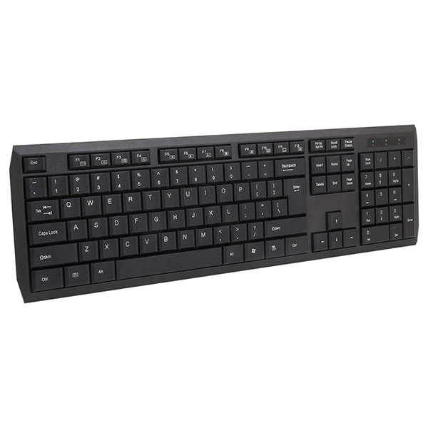 Defender OfficeMate SM 820 klawiatura US multimedialny cicha powiększone klawisze enter backspace crtl rodzaj przewodowa US - obrazek 2