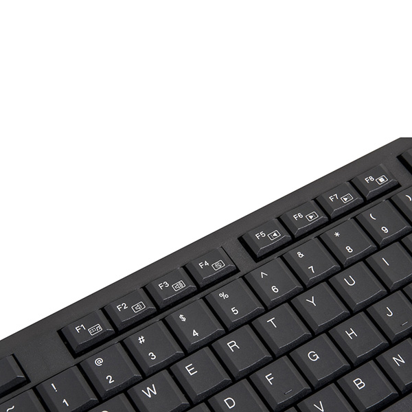 Defender OfficeMate SM 820 klawiatura US multimedialny cicha powiększone klawisze enter backspace crtl rodzaj przewodowa US - obrazek 4