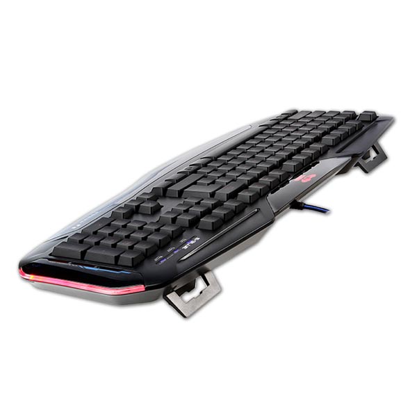 E blue Cobra II klawiatura US do gry podświetlona rodzaj przewodowa USB czarna - obrazek 6