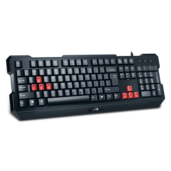 Genius GX GAMING K210 klawiatura CZ SK do gry przewodowa USB czarna nie - obrazek 2