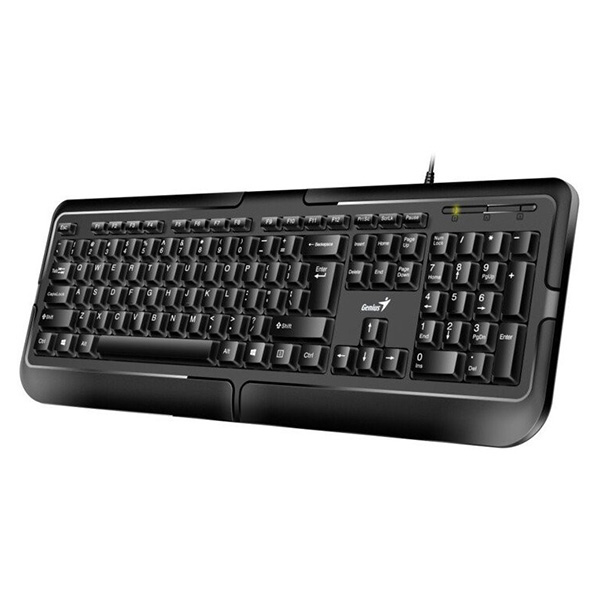 Genius KB 118 klawiatura CZ SK klasyczna wodoodporny rodzaj przewodowa USB czarna - obrazek 2