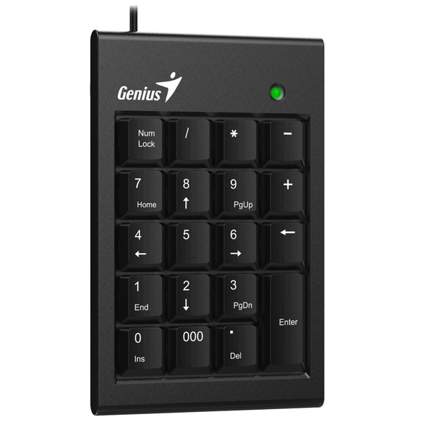 Genius NumPad 100 klawiatura numeryczna numeryczna przewodowa USB czarna nie