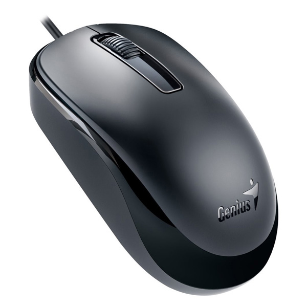 Genius SlimStar C126 zestaw klawiatura z optyczną myszką CZ SK klasyczna cienka rodzaj przewodowa USB czarna nie - obrazek 5