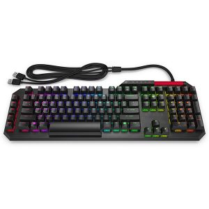 HP OMEN Sequencer Keyboard klawiatura US do gry do gry rodzaj przewodowa USB czarna mechaniczna