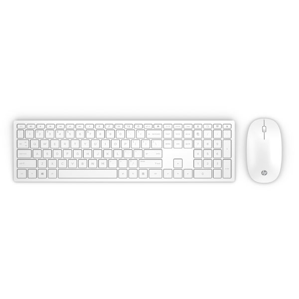 HP Pavilion Wireless Keyboard and Mouse 800 White zestaw klawiatura SK 2.4 GHz bezprzewodowa biała