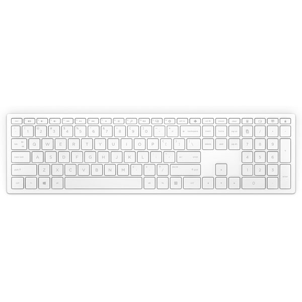 HP Pavilion Wireless Key 600 White klawiatura CZ 2.4 GHz bezprzewodowa biała