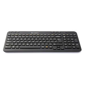 Logitech K360 klawiatura AA CZ multimedialny odbiornik Logitech Unifying rodzaj 2.4 GHz bezprzewodowa czarna
