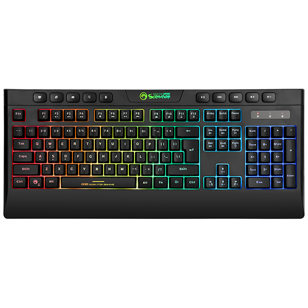 Marvo CM305 RGB zestaw klawiatura + mysz i słuchawki dla graczy CZ SK do gry membranowa rodzaj przewodowa USB czarna RGB p - obrazek 2