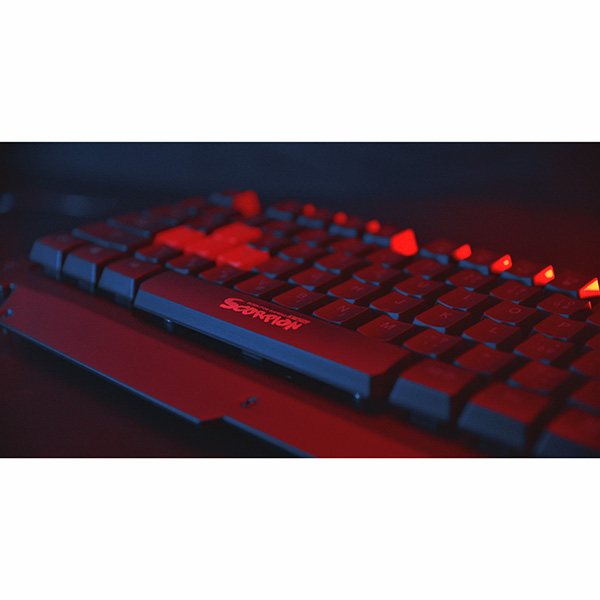 Marvo KW509 klawiatura z optyczną myszką CZ Sk zestaw gamingowy membranowa rodzaj bezprzewodowa czarna - obrazek 6