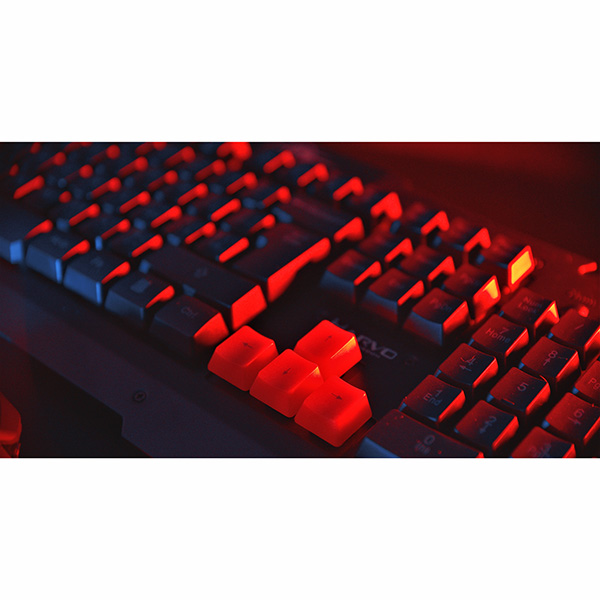 Marvo KW509 klawiatura z optyczną myszką CZ Sk zestaw gamingowy membranowa rodzaj bezprzewodowa czarna - obrazek 7