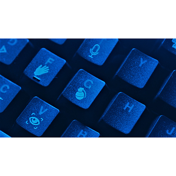 Marvo KG959G klawiatura US do gry niebieskie przełączniki nadruk PUBG rodzaj przewodowa USB czarna mechaniczna podświetl - obrazek 6