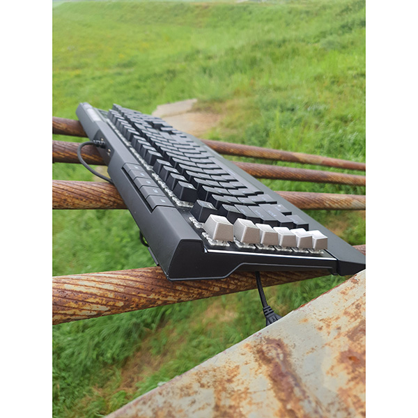 Marvo KG965G klawiatura US do gry niebieskie przełączniki rodzaj przewodowa USB czarna mechaniczna podświetlenie RGB - obrazek 10