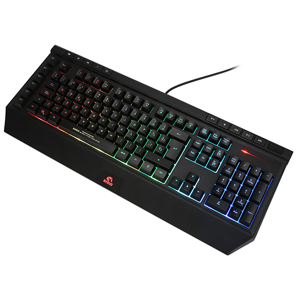 Marvo KG869 Klawiatura US do gry podświetlona rodzaj przewodowa USB czarna podświetlona - obrazek 4