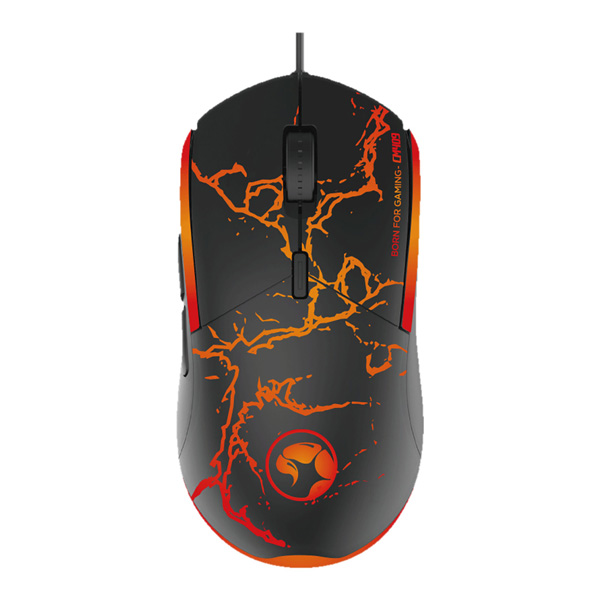 Marvo CM409 EN zestaw klawiatura mysz dla gracza podkładka klawiatura US do gry membranowa rodzaj przewodowa USB czarna - obrazek 3