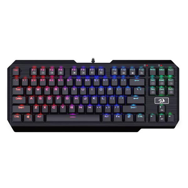 Redragon Usas Klawiatura US do gry podświetlona rodzaj przewodowa USB czarna mechaniczna pozłacane złącza - obrazek 2