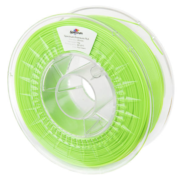 Spectrum 3D filament vzorek Premium PLA 175mm 80018 fluorescent green