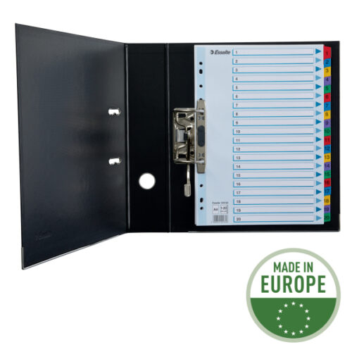 100163_02-2.jpg Przekładki kartonowe Mylar A4 Esselte, biały 1-20