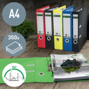 Segregator 180 Recycle A4 50mm, żółty
