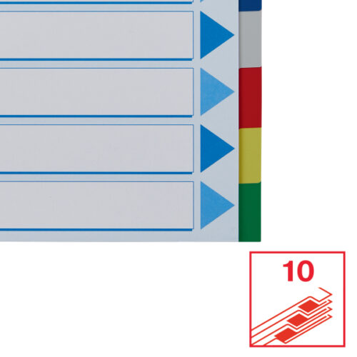 15261_04-2.jpg Przekładki plastikowe z PP A4 Esselte, 10 kart