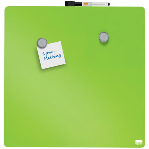 1903774_iu_06.jpg Mała tabliczka suchościeralna Nobo z powierzchnią magnetyczną, 360x360mm, czarna