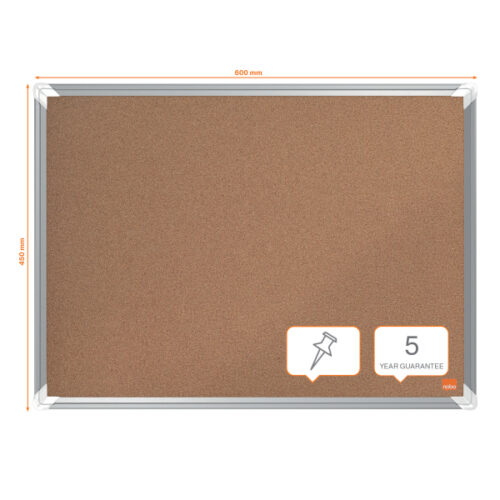 1915179_02.jpg Tablica ogłoszeniowa korkowa Nobo Premium Plus 600x450mm