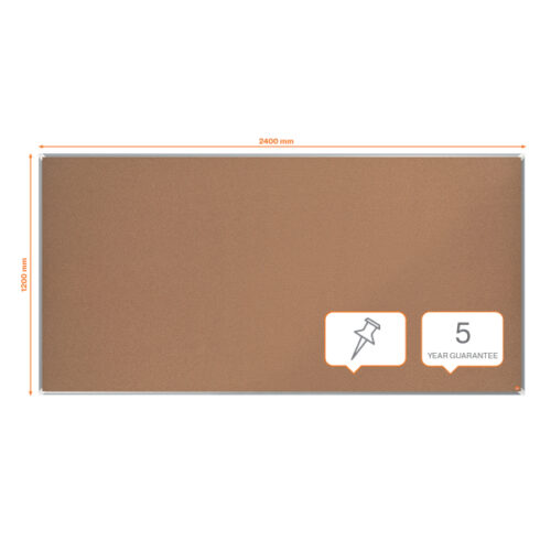 1915186_02.jpg Tablica ogłoszeniowa korkowa Nobo Premium Plus 2400x1200mm