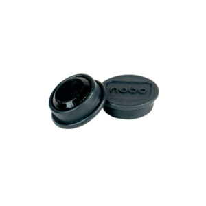 Magnesy Nobo do tablic 24 mm, czarne, op./10 szt.