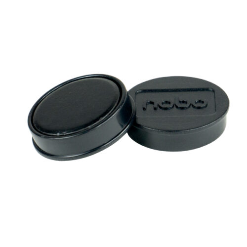 Magnesy Nobo do tablic 32 mm, czarne, op./10 szt.
