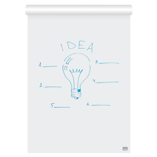 1915657_06.jpg Blok Nobo Premium do flipcharta w rolce, 60x85cm, 50 kartek 90g.(gładkie/w kratkę)