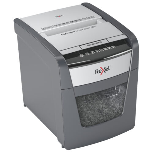 2020050XEU_iu_03.jpg Niszczarka Rexel Optimum AutoFeed+ 50X, P4, 50 kartek, 20 l kosz