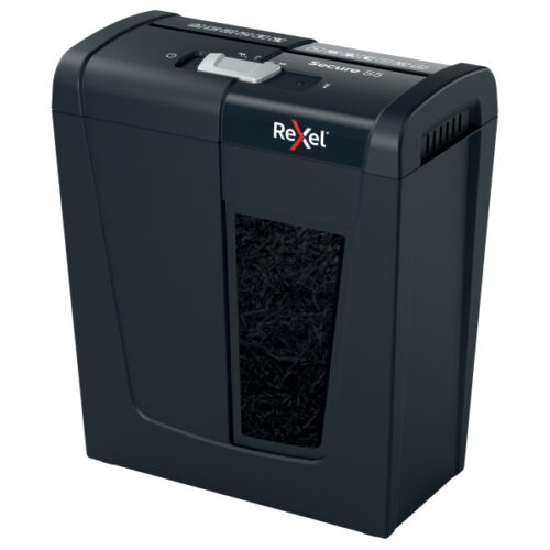 2020121EU_03.jpg Niszczarka Rexel Secure S5, P2, 5 kartek, 10 l kosz