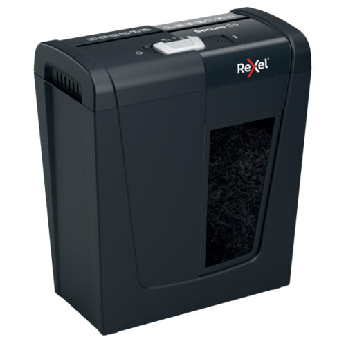 2020121EU_04.jpg Niszczarka Rexel Secure S5, P2, 5 kartek, 10 l kosz