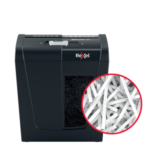 2020121EU_n_02.jpg Niszczarka Rexel Secure S5, P2, 5 kartek, 10 l kosz