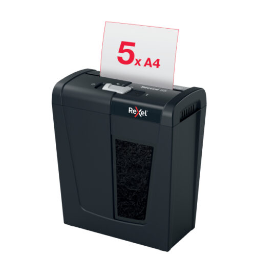 2020121EU_n_06.jpg Niszczarka Rexel Secure S5, P2, 5 kartek, 10 l kosz