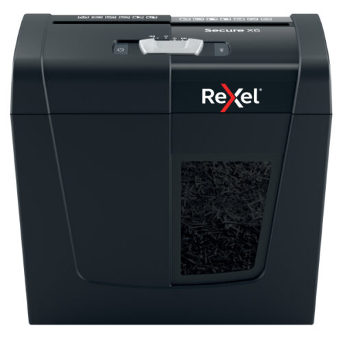 2020122EU.jpg Niszczarka Rexel Secure X6, P4, 6 kartek, 10 l kosz