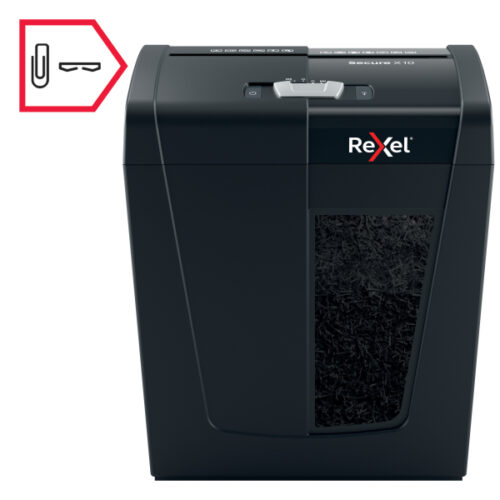2020124EU_n_04.jpg Niszczarka Rexel Secure X10, P4, 10 kartek, 18 l kosz